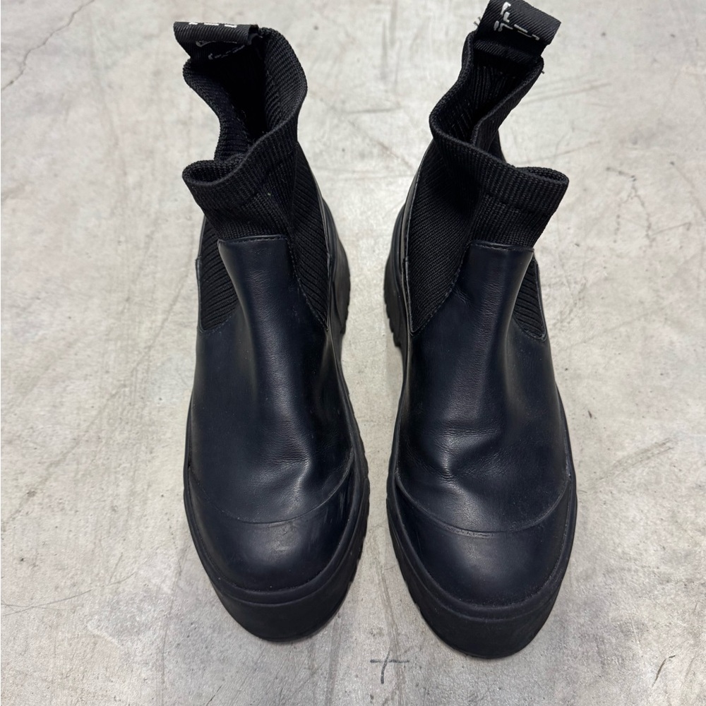 Zara TRF Black Ankle Boots